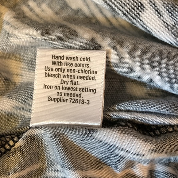 Long modest a.n.a. black and white designed skirt - Picture 8 of 8